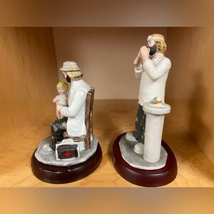 EMMETT KELLY JR 2 CLOWNS DOCTORS COLLECTIBLE